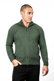 Rib Detail Possum Merino Men's Jacket